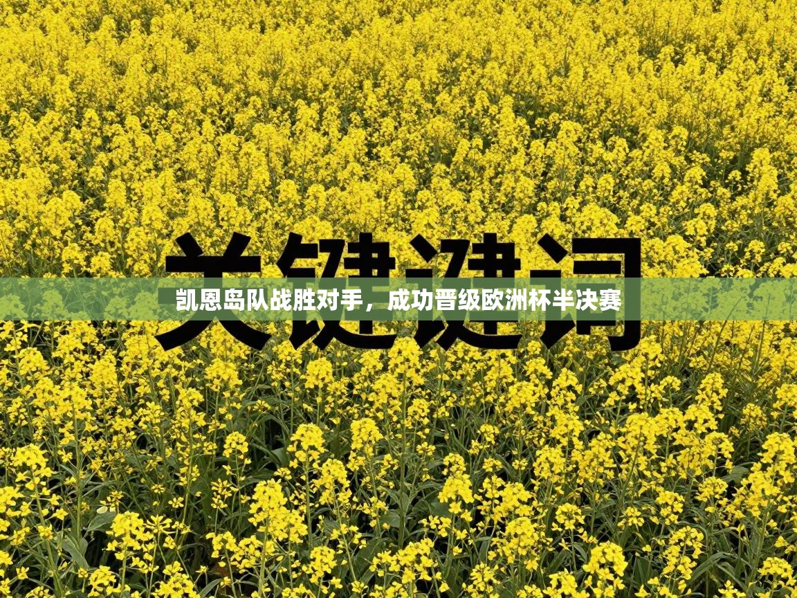 凯恩岛队战胜对手,成功晋级欧洲杯半决赛 第2张